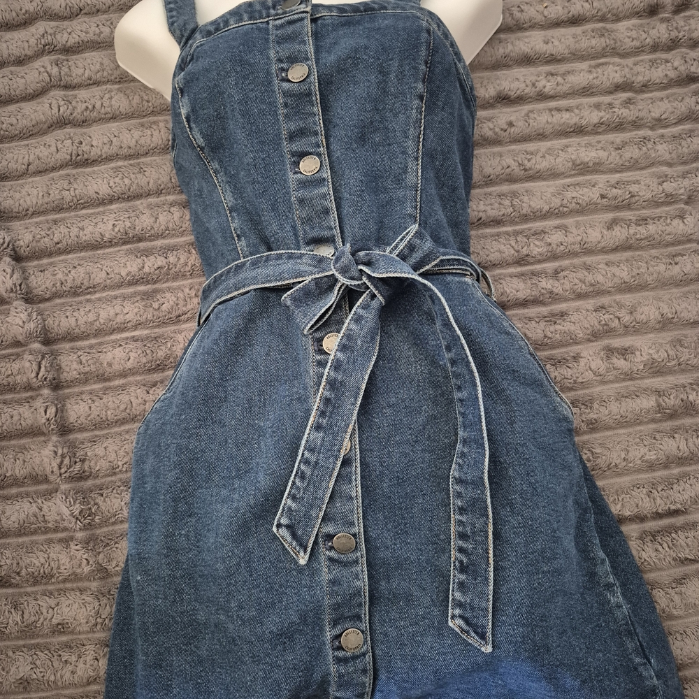 Hollister Blue Denim Dress